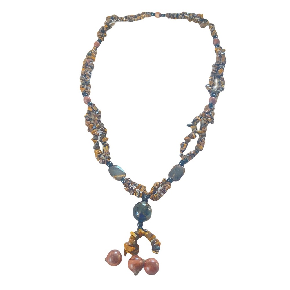 Elegant Multicolor Beaded Necklace - Picture 16 of 16